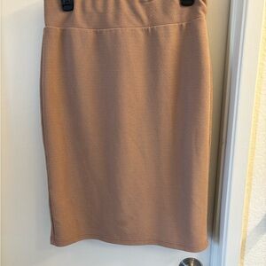 Chic Tan Pencil Skirt for Women